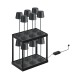 Станция за зареждане за 6 настолни лампи, 45W, 220-240V, 50Hz, 47x29x4см, 2кг, черна, Lune – Lacor