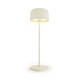 LED лампа за маса, алуминий, ф7,5/7,5см, h20см, бежова, Lune – Lacor