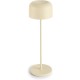 LED лампа за маса, алуминий, ф10,5/11см, h35см, бежова, Lune – Lacor