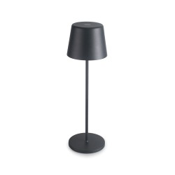 LED лампа за маса, алуминий, ф7,5/7,5см, h21см, черна, Lune – Lacor