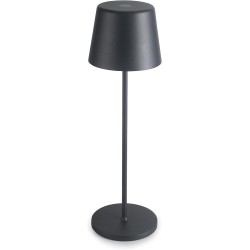 LED лампа за маса, алуминий, ф10/11см, h36см, черна, Lune – Lacor