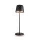LED лампа за маса, алуминий, ф10/11см, h36см, черна, Lune – Lacor