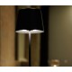 LED лампа за маса, алуминий, ф10/11см, h36см, черна, Lune – Lacor