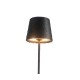 LED лампа за маса, алуминий, ф10/11см, h36см, черна, Lune – Lacor
