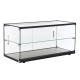 Витрина, инокс/стъкло, правоъгълна, 90л, 83x36,5xh36,5см, BLACK - Lacor