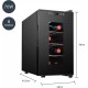 Хладилна витрина за 8 бутилки, 220-240V, 50Hz, 70W, 23л, 11 - 18°C, 190kWh, 26x49,5x48см, 10кг, BLACK – Lacor