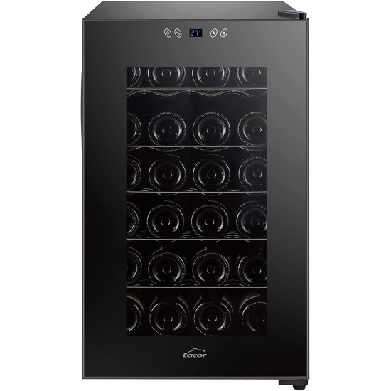 Хладилна витрина за 28 бутилки, 220-240V, 50Hz, 70W, 11°C - 18°C, 26dB, 71л, 45x52x72,5см, THERMOELECTRIC – Lacor