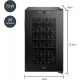 Хладилна витрина за 28 бутилки, 220-240V, 50Hz, 70W, 11°C - 18°C, 26dB, 71л, 45x52x72,5см, THERMOELECTRIC – Lacor