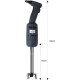 Електрически професионален пасатор с фиксирана скорост, 18/10, 220-240V, 50/60Hz, 220W, 20.000 r.p.m, 16см, BRISK, Serie 220 – Lacor