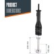 Електрически професионален пасатор, 18/10, 280W, 6000-20000 r.p.m., 10л, RAPID - Lacor