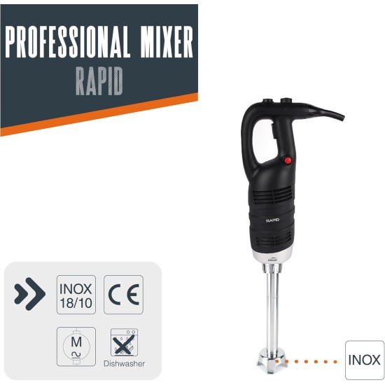 Електрически професионален пасатор, 18/10, 650W, 8000-18000 r.p.m., 80л, RAPID - Lacor