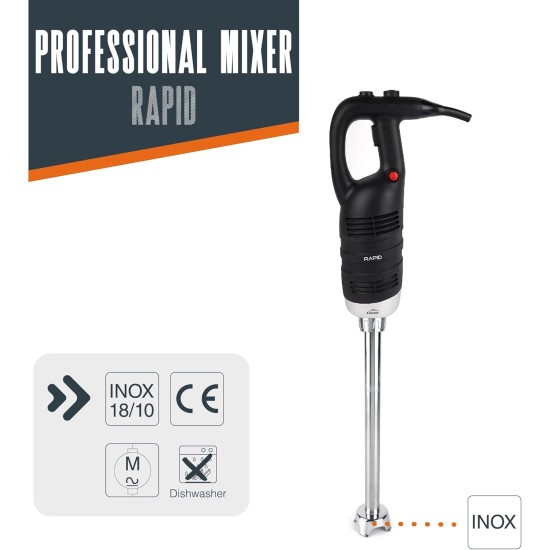 Електрически професионален пасатор, 18/10, 650W, 8000-18000 r.p.m., 180л, RAPID - Lacor
