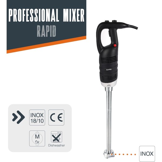 Електрически професионален пасатор, 18/10, 650W, 8000-18000 r.p.m., 220л, RAPID - Lacor