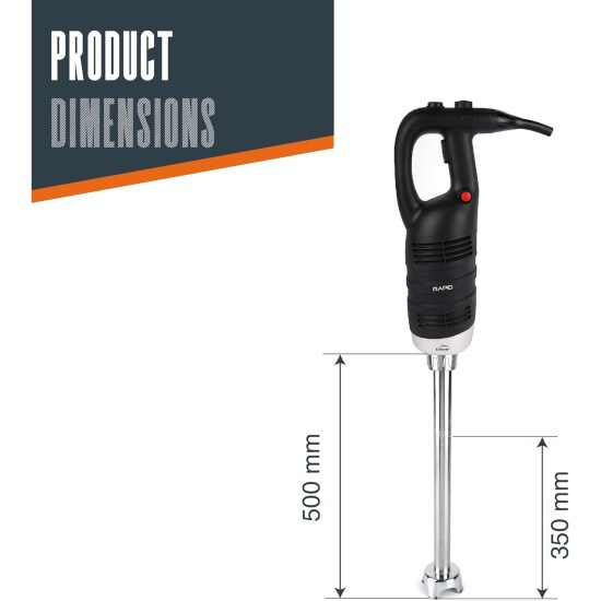 Електрически професионален пасатор, 18/10, 850W, 8000-18000 r.p.m., 200л, RAPID - Lacor