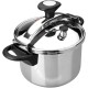 Иноксова тенджера под налягане Classic ф22см h17см 6л - Lacor