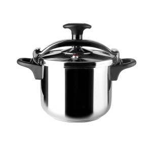 Иноксова тенджера под налягане, ф24см, 23см, 10л, GENIUS - Garinox
