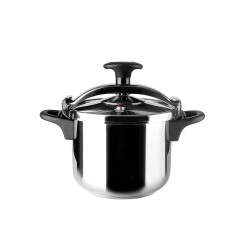 Иноксова тенджера под налягане, ф22см, 17см, 6л, GENIUS, GARINOX – Lacor