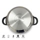 Иноксова тенджера под налягане, ф22см, 17см, 6л, GENIUS, GARINOX – Lacor