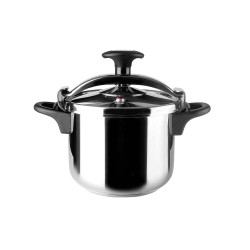 Иноксова тенджера под налягане, ф24см, 19см, 8л, GENIUS, GARINOX - Lacor