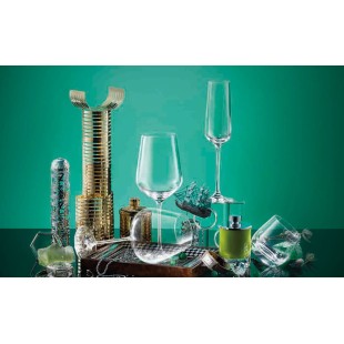 Стъклена чаша за бяло вино 425мл CHARDONNAY CRYSTAL-HONG KONG-(1LS04CD15E) - Lucaris