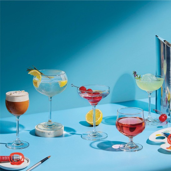 Стъклена чаша за коктейл Мартини на столче 220мл PALETTE Martini (1533C07) - Ocean