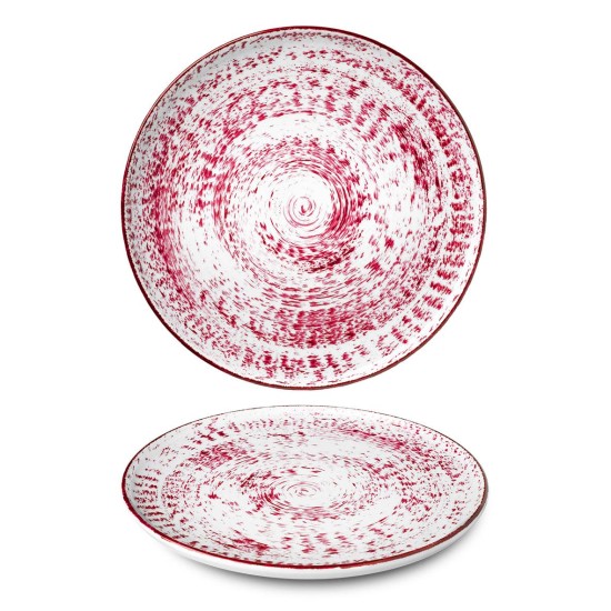 Порцеланова плитка чиния 29см h2,4см Optimo Eddy Red - G.Benedikt