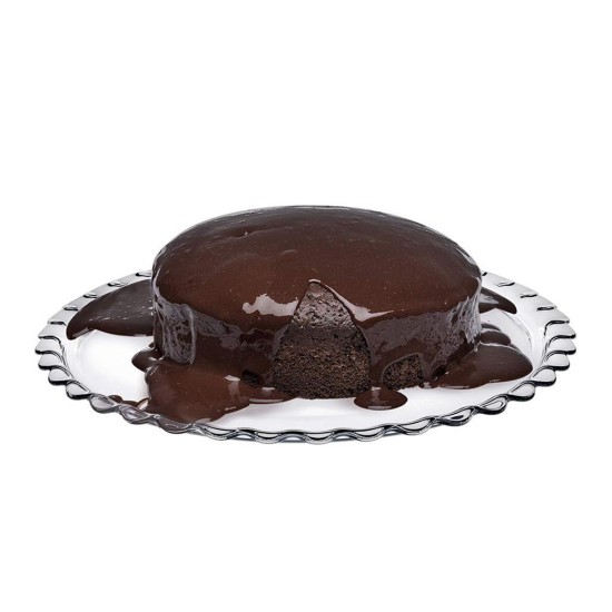 Стъклено плато / чиния за торта / сервиране 37см PATISSERIE - Pasabahce