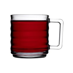 Стъклена чаша за топли напитки, MUG, 320мл, BRICKS - Pasabahce