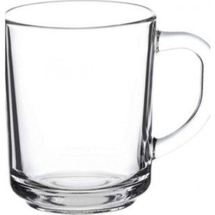 Стъклена чаша за топли напитки, MUG, Нескафе, 250мл, h9,5см. ф7,4/5,2см, PUB - Pasabahce