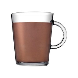 Стъклена чаша за топли напитки, MUG, 400мл, h11,4см. ф9/6,7см, TRIBECA - Pasabahce