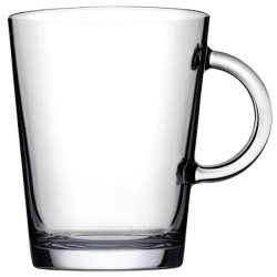 Стъклена чаша за топли напитки, MUG, 400мл, h11,4см. ф9/6,7см, TRIBECA - Pasabahce