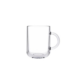 Стъклена чаша за топли напитки, MUG, 330мл, h10.3см. ф7,7см, ICONIC - Pasabahce