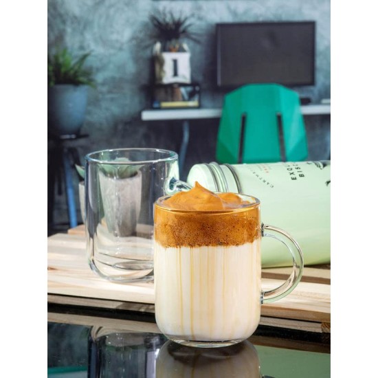 Стъклена чаша за топли напитки, MUG, 330мл, h10.3см. ф7,7см, ICONIC - Pasabahce