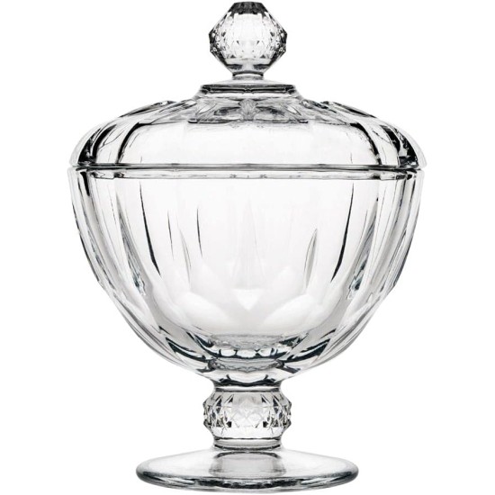 Стъклена захарница, ф11,1см, h15,3см, DIAMOND - Pasabahce