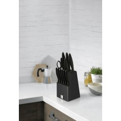 Комплект кухненски ножове на черна стойка 12бр Urban - Richardson Sheffield