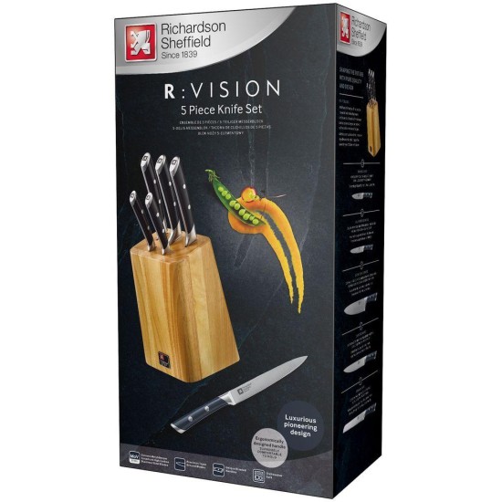 Комплект ножове 5 бр. на стойка R:Vision - Richardson Sheffield