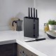 Комплект кухненски ножове 5 бр. на стойка Edge Black - Richardson Sheffield