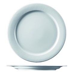 Порцеланова чиния плитка ф31см h2,5см TIME SQUARE - Suisse Langenthal