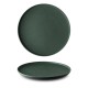 Порцеланова чиния плитка ф26см h2,1см GRANIT Verde No.3, грапав - G.Benedikt