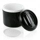 Полипропиленов съд за лед с двойни стени и перфорирана подложка 4л ф21см h22см черен - WAS