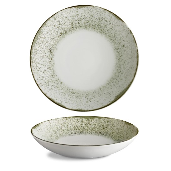 Порцеланова чиния за паста, ф26см, Rustic Olive - G.Benedikt