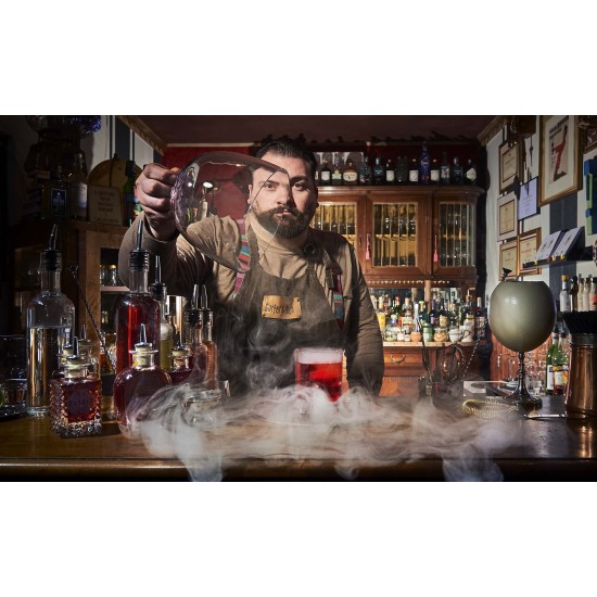 Стъклена бутилка с пурер №1 100мл h13.5cm MIXOLOGY-(12272/01) (H 10634)- Luigi Bormioli