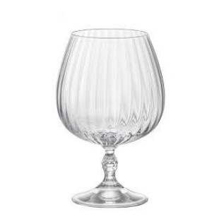 Стъклена чаша на столче за коктейли / вода "COGNAC" 650мл AMERICA '20s-(1.22147) - Bormioli Rocco