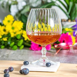 Стъклена чаша на столче за коктейли / вода "COGNAC" 650мл AMERICA '20s-(1.22147) - Bormioli Rocco