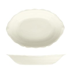 Порцеланова овална купa 36x24см h6,2см VERONA IVORY - G.Benedikt