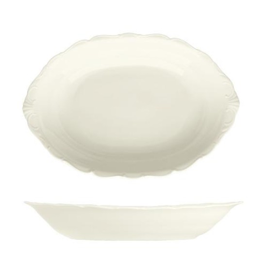 Порцеланова овална купa 36x24см h6,2см VERONA IVORY - G.Benedikt