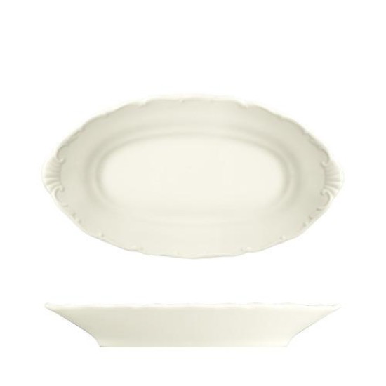Порцеланово овално плато 26x14,2см h3,8см VERONA IVORY - G.Benedikt
