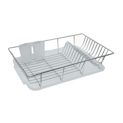 Иноксов стелаж за чинии на  1 етаж  прозрачен 30x48x10см. G-(90357-001-T) - Horecano