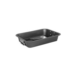 Алуминиева тава дълбока с дръжки и незалепващо покритие   38х28х7см NonStick  (0193628-2) - Horecano
