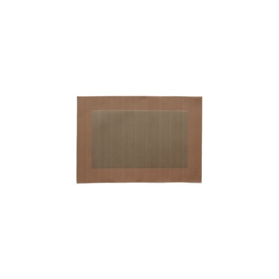 Подложка за хранене PVC 45x30см кафява ST010239 CN-(181152-5) - Horecano